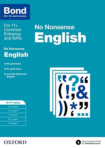 Bond: English: No Nonsense: 10-11+ years